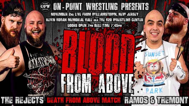 On Point Wrestling Blood From Above