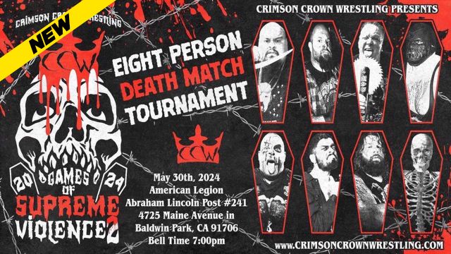 Crimson Crown Wrestling - Games Of Supreme Violence 2