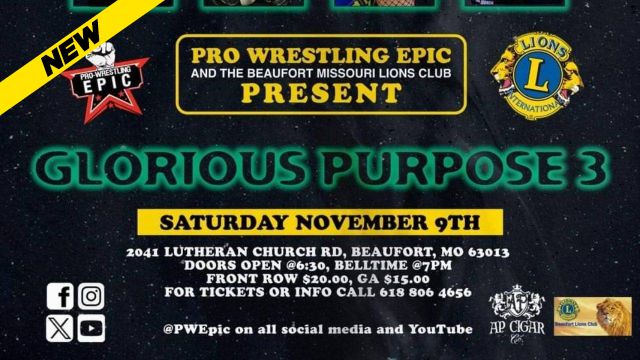 Pro Wrestling Epic - Glorious Purpose 3