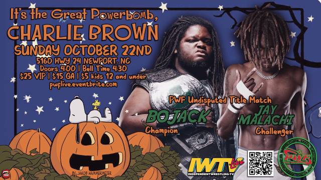 PWF - It's The Great Powerbomb, Charlie Brown