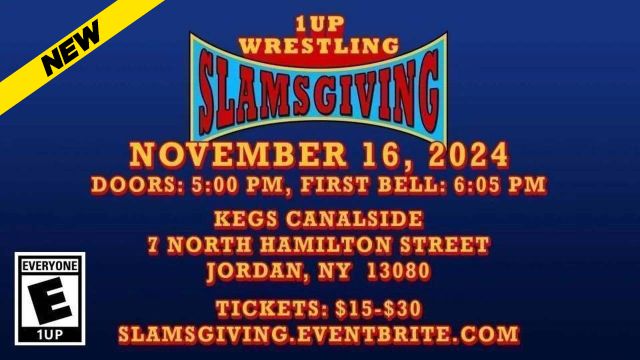 1UP Wrestling - Slamsgiving
