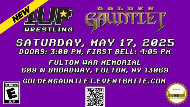 1UP Wrestling - Golden Gauntlet