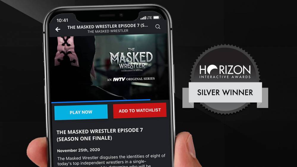 IWTV & "The Masked Wrestler" win 3 Awards in 2020 Horizon Interactive Awards