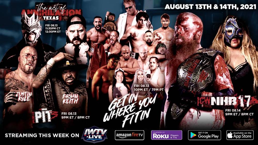 WEEKEND PREVIEW: ICW NHB, No Peace, West Coast Pro stream live!
