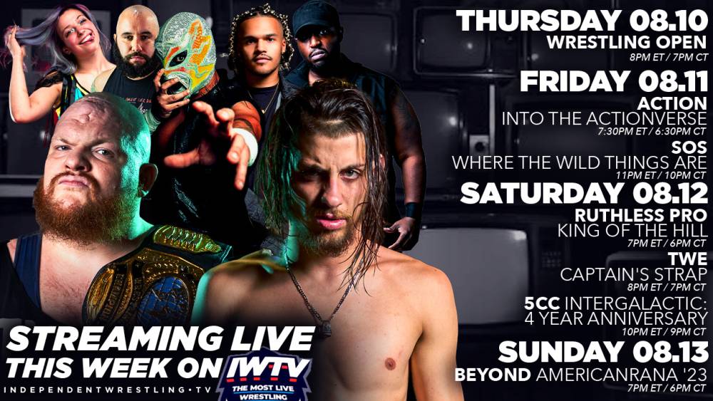 LIVE this Week on IWTV - Americanrana '23, ACTION & more!