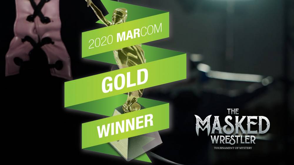"The Masked Wrestler" wins in the 2020 MarCom Awards