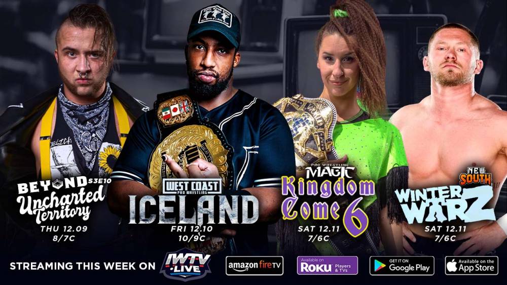 Match Guide: Four shows stream live this weekend on IWTV