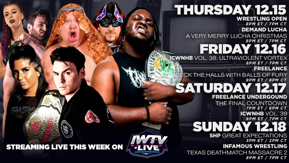 This Week On IWTV: ICW No Holds Barred, Wrestling Open & more!