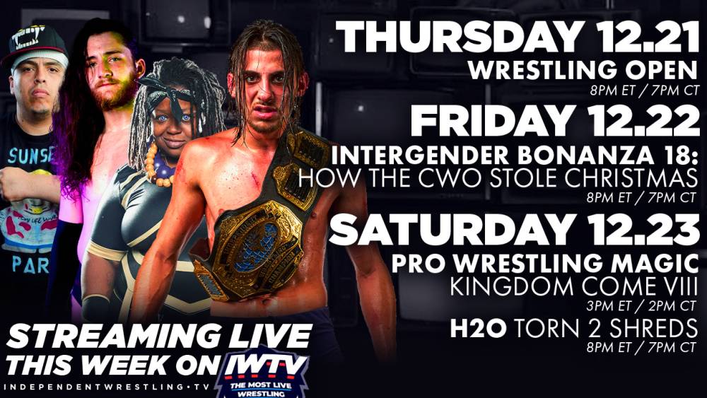 LIVE this week on IWTV: H2O, Wrestling Open & Pro Wrestling Magic