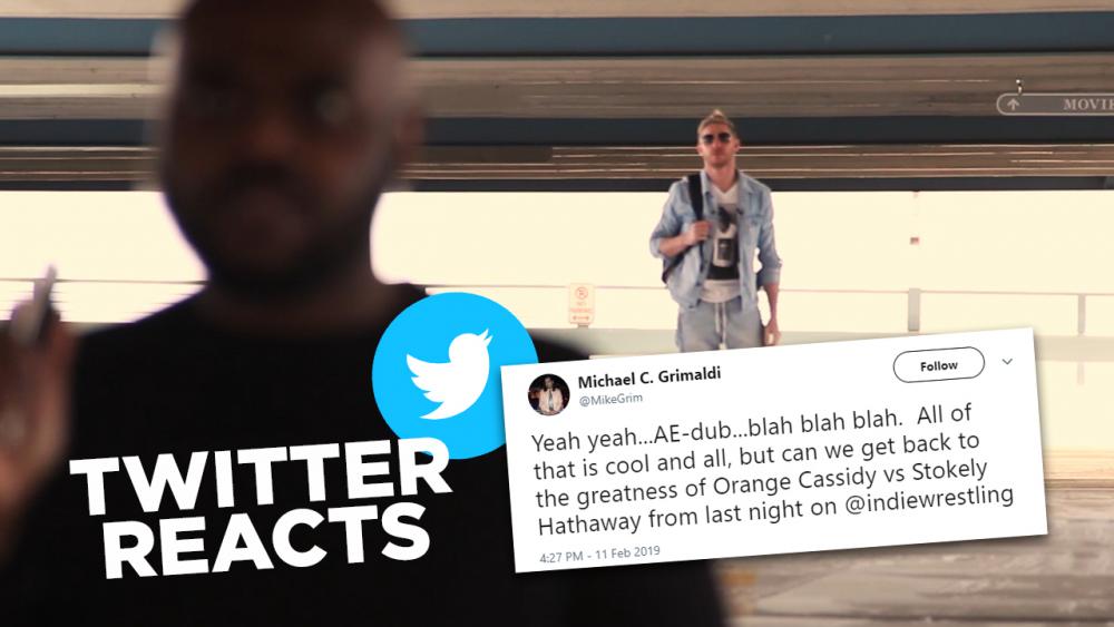 Twitter Reacts to the GRAMMYs Street Fight - Orange Cassidy (c) vs Stokely Hathaway