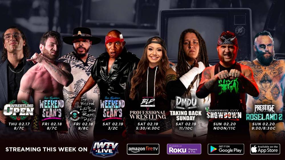 Match Guide: 8 Events Stream Live This Week On IWTV
