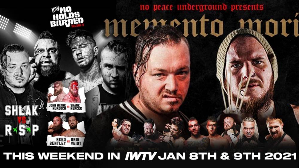 Death Match Double Header: No Peace Underground & ICW stream live this weekend!