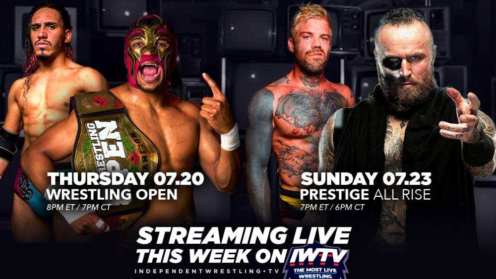 LIVE this week on IWTV: Wrestling Open & Prestige