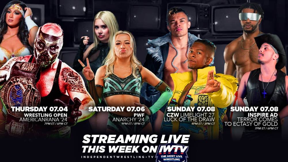LIVE This Week On IWTV - Americanrana, Inspire AD & more!