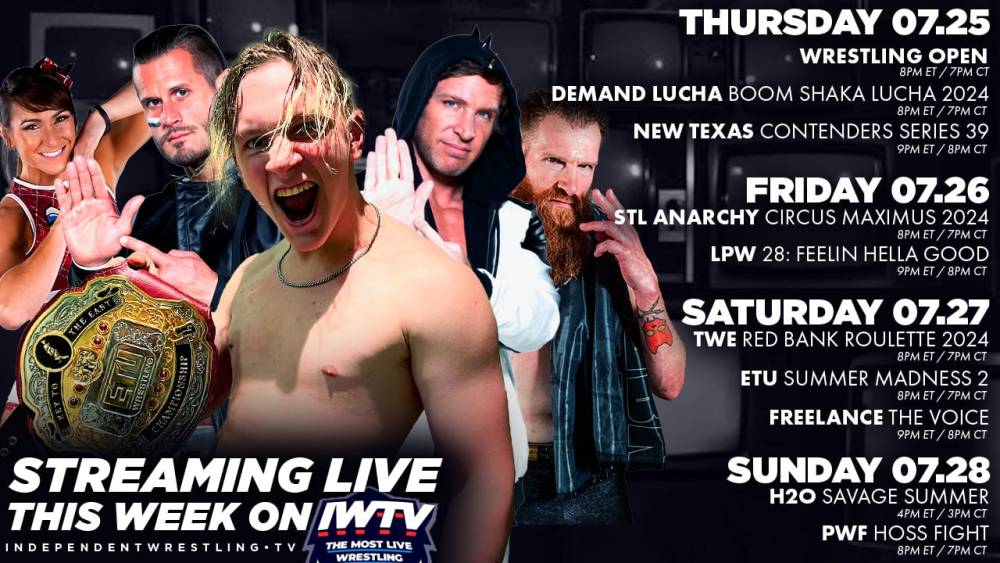 LIVE This Week On IWTV - ETU, H2O, St. Louis Anarchy & more!