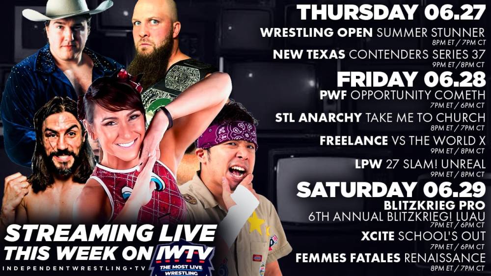 LIVE This Week On IWTV - Blitzkrieg Pro, Freelance, St. Louis Anarchy & more