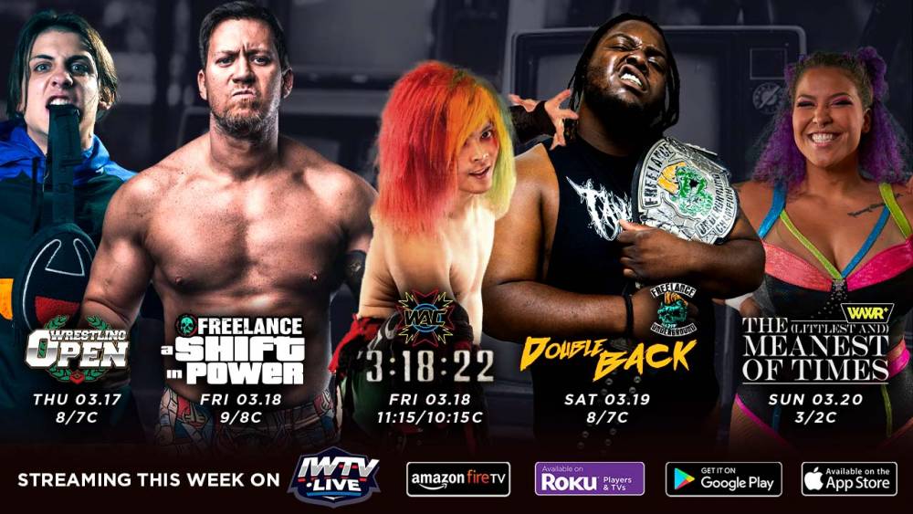MATCH GUIDE: 5 Events Stream Live On IWTV