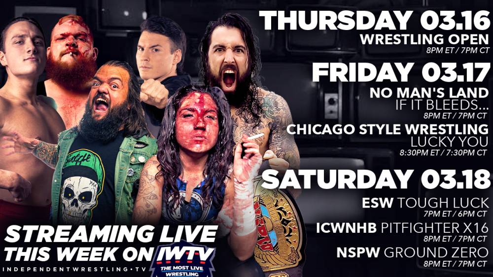 Live This Week On IWTV: ICW PitfighterX, Wrestling Open & more