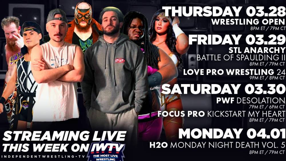 LIVE This Week On IWTV - Wrestling Open, St. Louis Anarchy & more!
