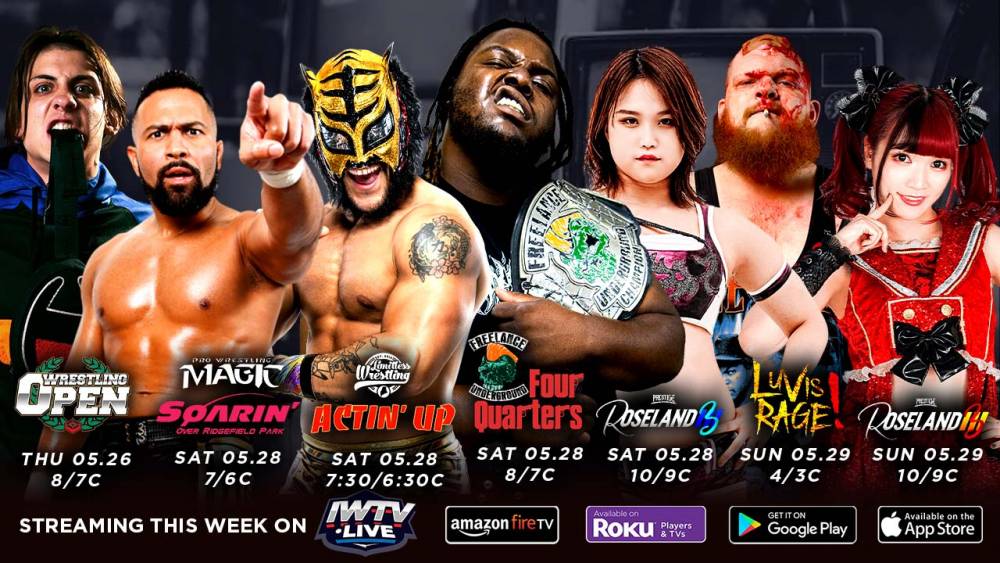 LIVE THIS WEEKEND ON IWTV: Prestige Roseland 3, Limitless & more!