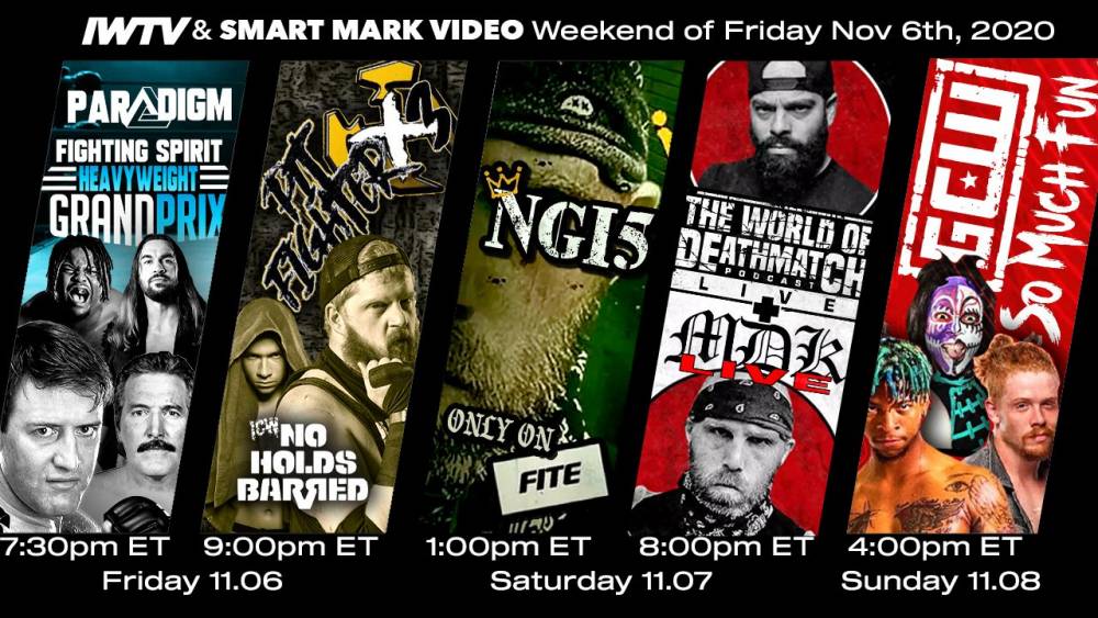Weekend Preview: 5 live streams in 3 days on IWTV & FITE!