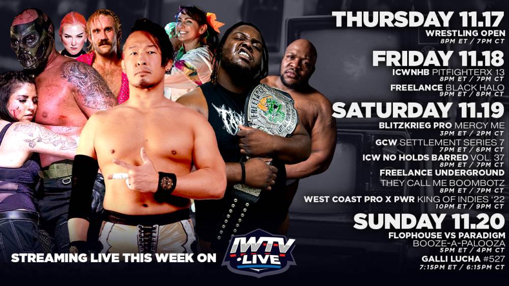 This Week on IWTV: King Of Indies, ICW No Holds Barred and more!