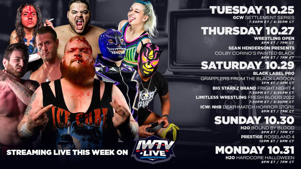 Huge Halloween Week On IWTV features Prestige, ICW No Holds Barred, H2O & more