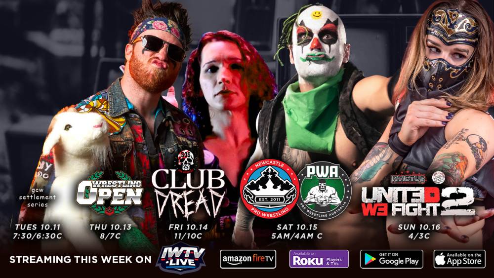 This Week On IWTV GCW, Wrestling Open and more News