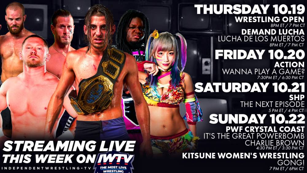 LIVE this Week on IWTV: SHP, Kitsune Women's Wrestling, ACTION & more!
