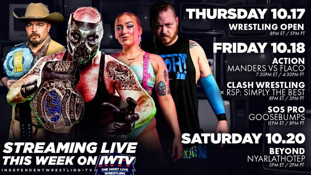 LIVE This Week On IWTV - Clash Wrestling, Beyond Wrestling & more