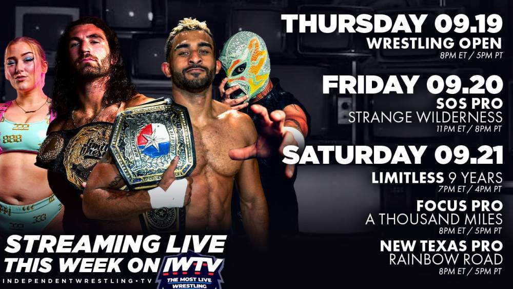 LIVE This Week On IWTV - Limitless, New Texas Pro & more