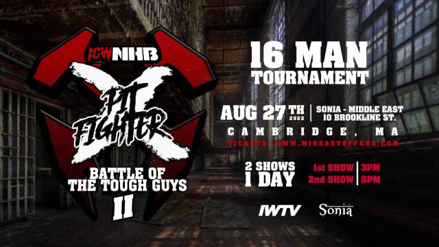 =LIVE: ICW No Holds Barred Pitfighter X Battle Of The Tough Guys Show 1