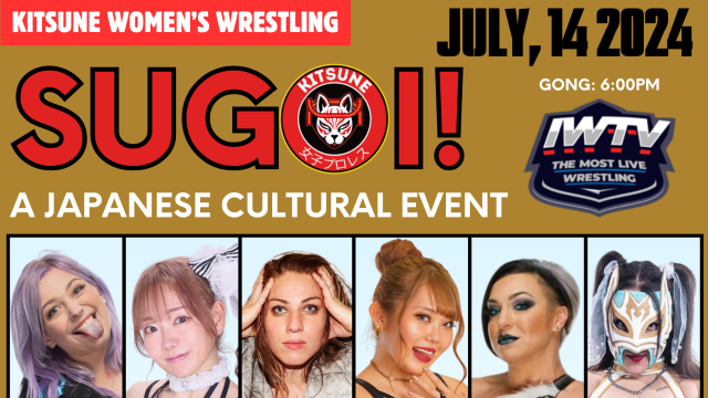=LIVE: Kitsune Women's Wrestling "SUGOI!"