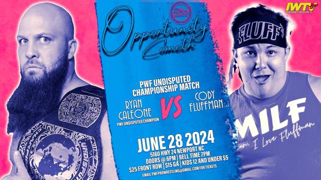 LIVE: PWF "Opportunity Cometh"