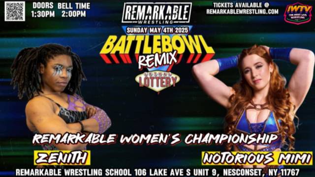 =PREMIERE: Remarkable Wrestling "Battle Bowl Remix"