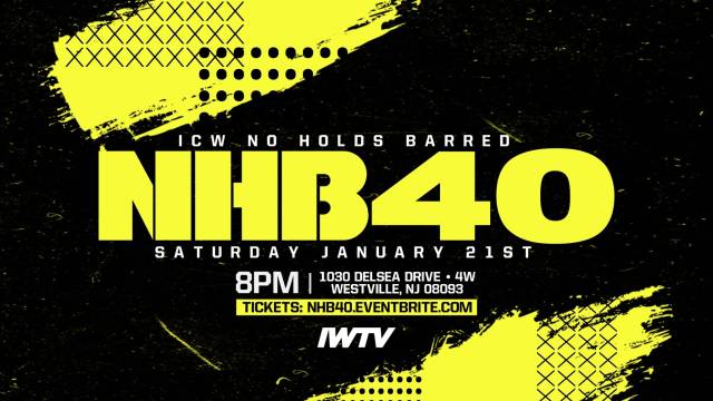 =LIVE: ICW No Holds Barred Vol. 40