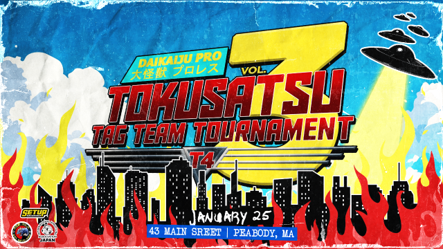 =LIVE: Daikaiju Pro "Tokusatsu Tag Team Tournament"