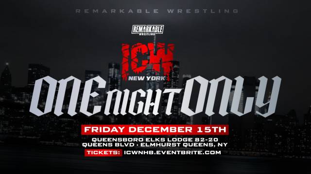=LIVE: ICW New York "One Night Only"